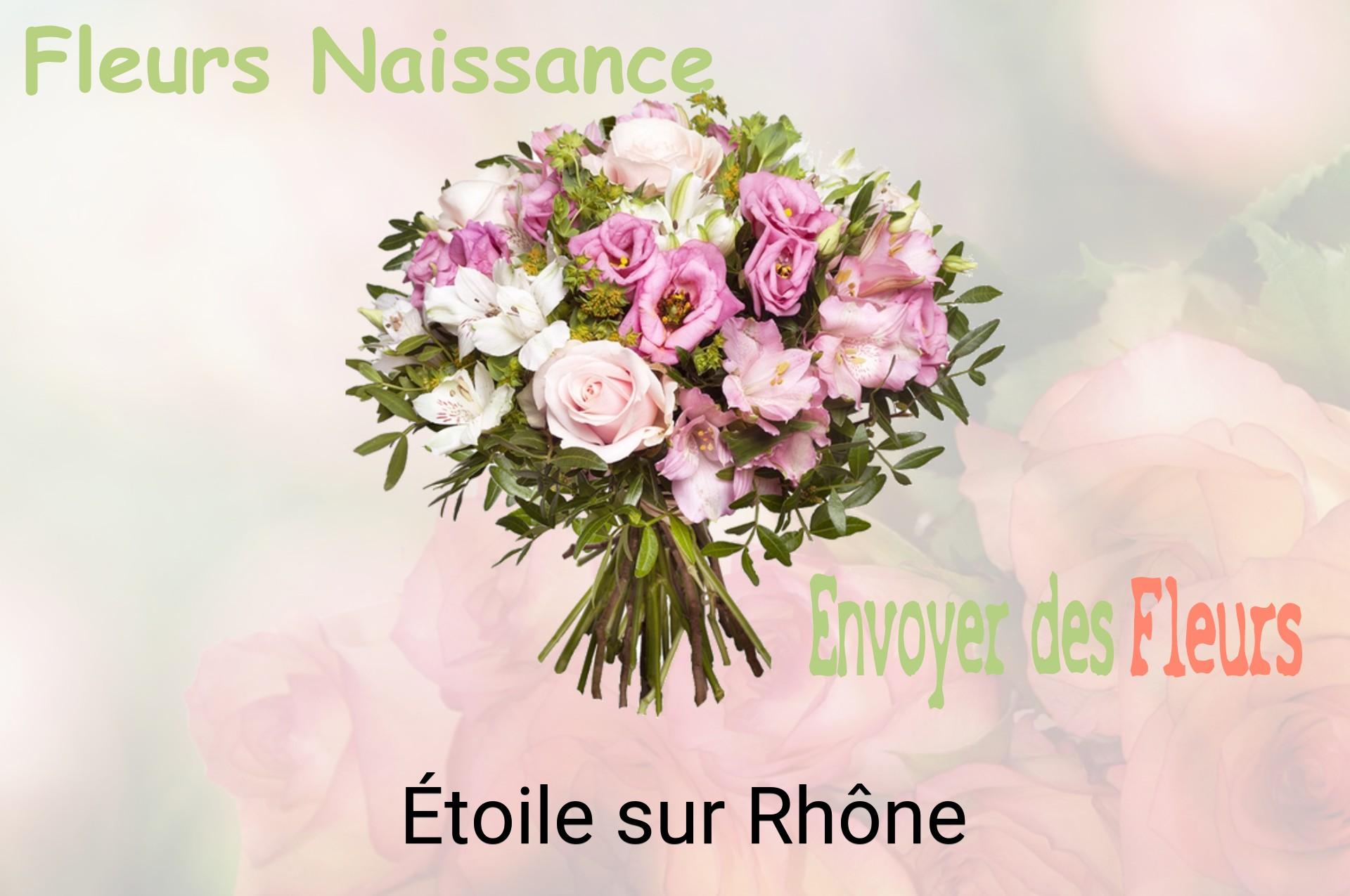 Bouquet de fleurs de naissance livré à Étoile-sur-Rhône